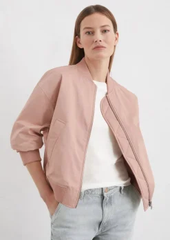 Blouson im Aviator-Stil regular aus recyceltem Polyester-Twill