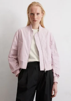 Blouson im Piloten-Stil regular aus recyceltem Polyester-Twill