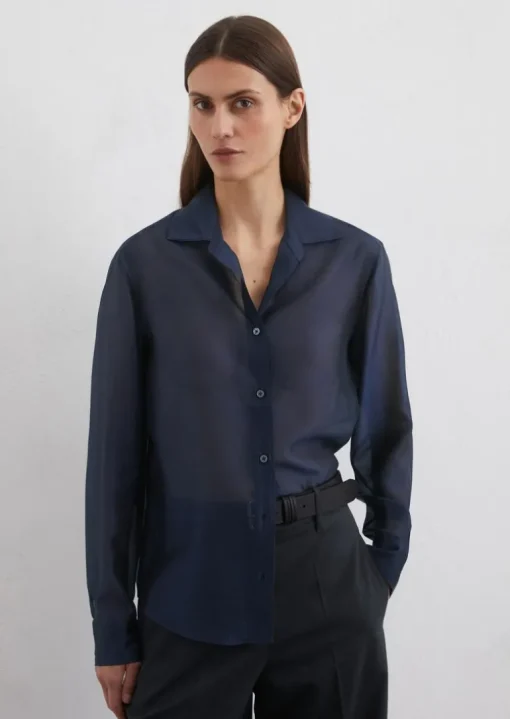 Bluse relaxed aus TENCEL™ Lyocell-Mix