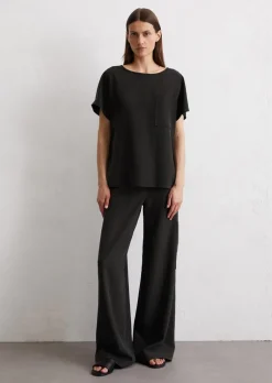 Blusenshirt regular aus TENCEL™ Lyocell