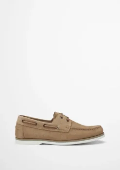 Bootsschuhe aus weichem Rindleder