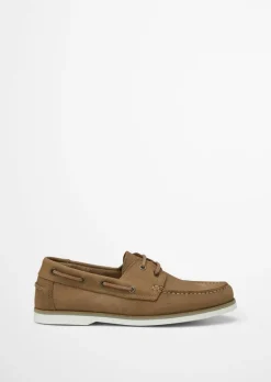 Bootsschuhe aus weichem Rindleder