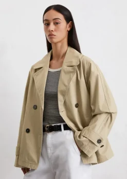 Cabanjacke regular aus Organic Cotton-Twill