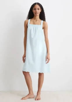 Cami-Loungekleid aus Bio-Baumwolle