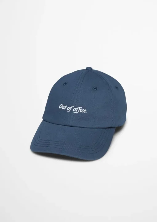 Cap aus Bio-Baumwoll-Twill