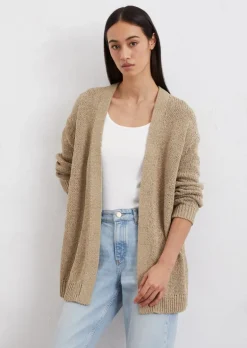 Cardigan loose aus Organic Cotton-Mix