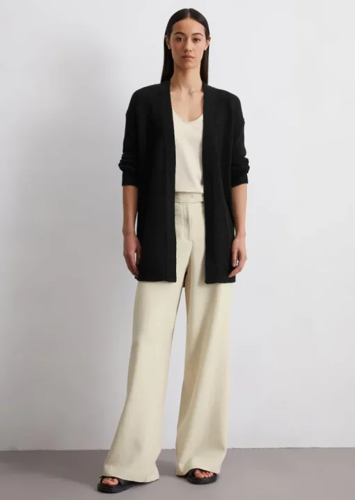 Cardigan loose aus Organic Cotton-Mix