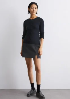 Cardigan slim aus feiner Merinowolle