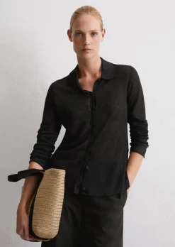 Cardigan slim aus reinem Leinen