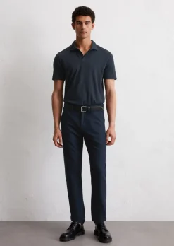 Chino Model Osby Jogger aus Baumwoll-Leinen-Mix