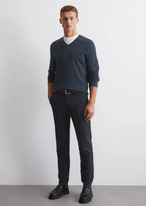 Chino Model Osby tapered aus Bio-Baumwolle-Mix