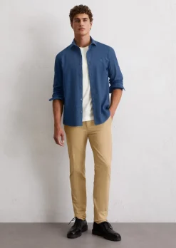 Chino Model Osby tapered aus Bio-Baumwolle-Mix