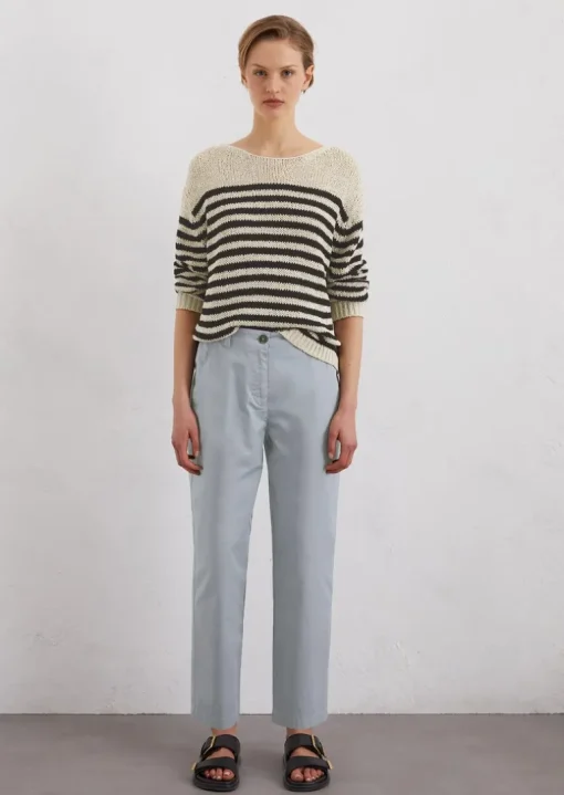 Chino Model Rimka tapered aus Organic Cotton-Stretch-Twill