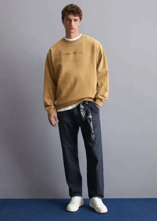 Chino tapered aus Bio-Baumwoll-Twill