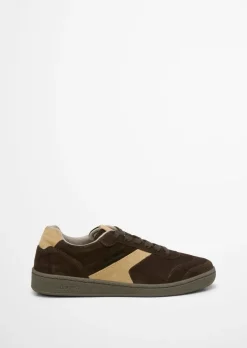 Court-Sneaker aus softem Veloursleder