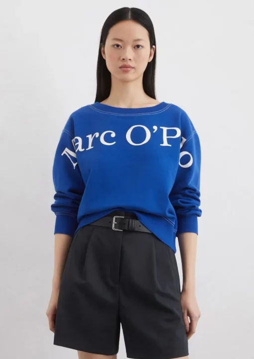 Crop-Sweatshirt relaxed aus Organic Cotton