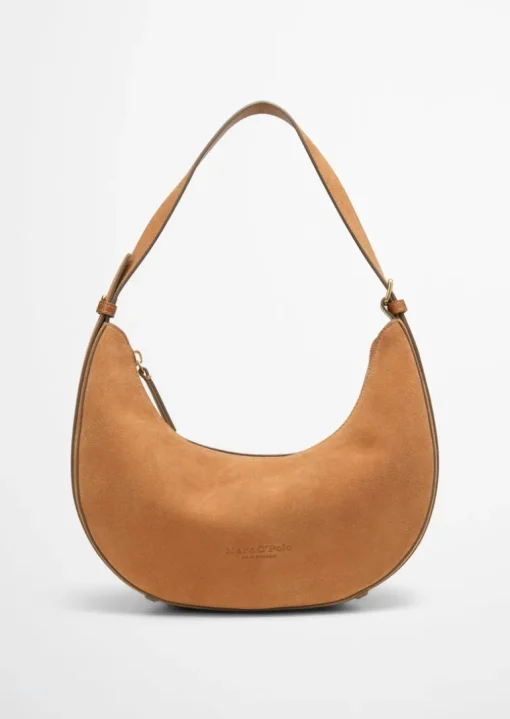 Crossbody Bag small aus softem Veloursleder