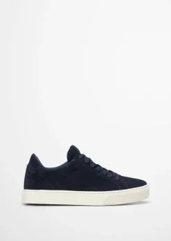 Cupsohlen-Sneaker aus softem Veloursleder