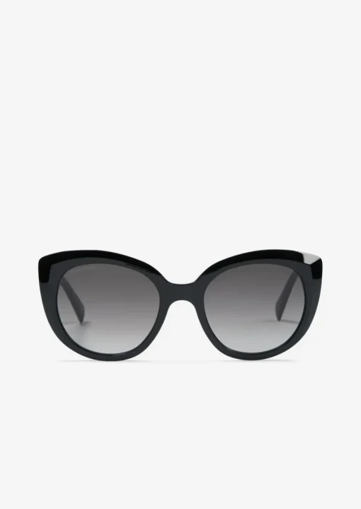 Damen-Butterfly-Sonnenbrille mit breitem Bio-Acetat-Rahmen