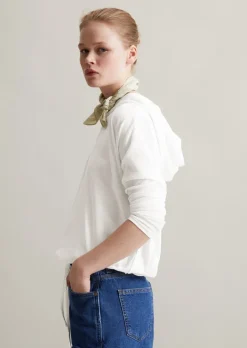 DfC Kapuzen-Longsleeve relaxed aus softem Organic Cotton
