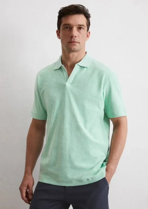 DfC Poloshirt regular aus Bio-Baumwoll-Frottee