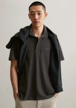 DfC Poloshirt Slub-Jersey regular aus reiner Bio-Baumwolle