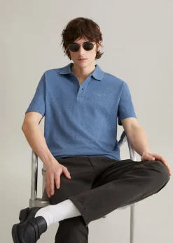 DfC Poloshirt Slub-Jersey regular aus reiner Bio-Baumwolle