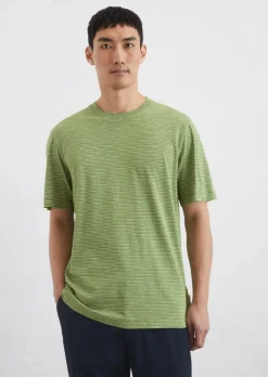 DfC T-Shirt regular aus gestreiftem Single-Slub-Jersey
