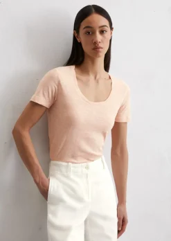 DfC T-Shirt regular mit getwistetem Ausschnitt