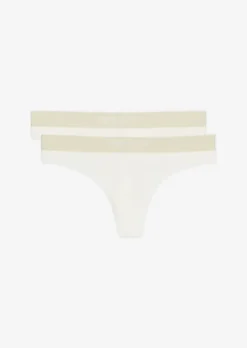 Feinripp-Tanga im 2er Pack