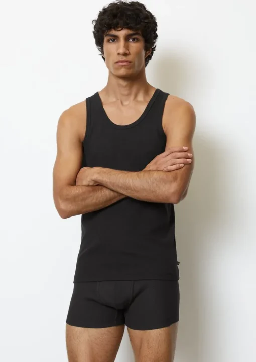 Feinripp-Tanktop im 2er Pack