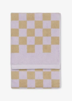 Handtuch Model Checker mit Jacquard-Karomuster