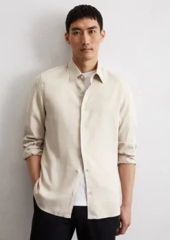Hemd regular aus softem TENCEL™ Lyocell