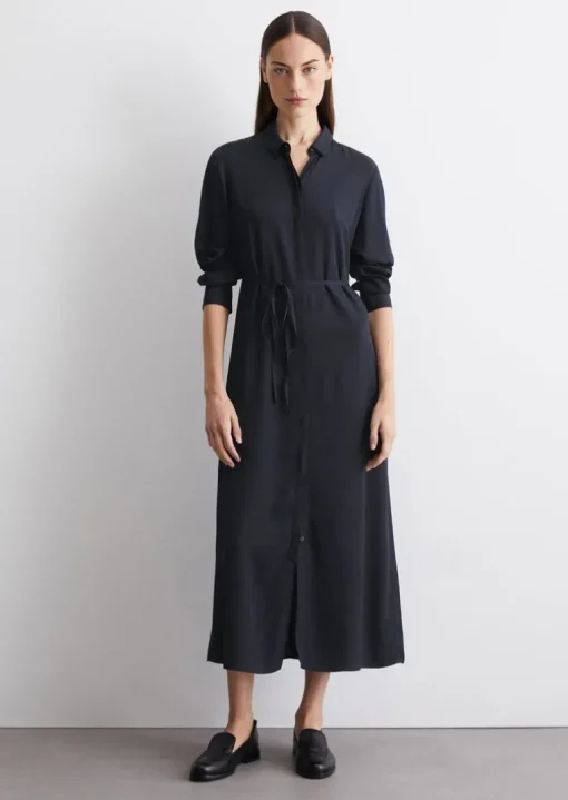 Hemdblusenkleid regular aus LENZING™ ECOVERO™