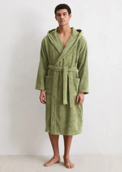 Herren-Bademantel Model Timeless mit Kapuze