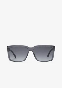 Herren-Sonnenbrille in moderner rechteckiger Form