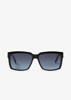 Herren-Sonnenbrille in moderner rechteckiger Form