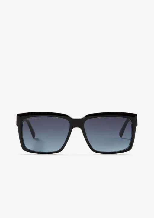 Herren-Sonnenbrille in moderner rechteckiger Form