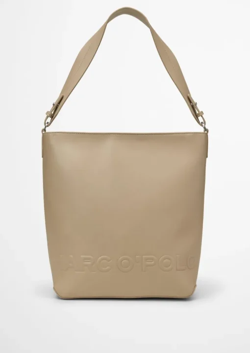 Hobo Bag aus einer Lederalternative aus recyceltem Polyester