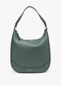 Hobo Bag medium aus genarbtem Rindleder