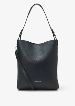 Hobo Bag medium aus genarbtem Rindleder