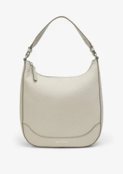 Hobo Bag medium aus genarbtem Rindleder