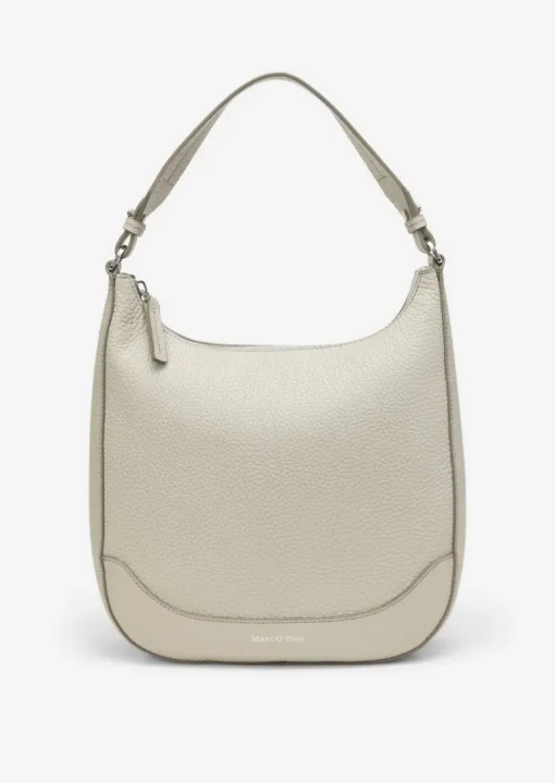 Hobo Bag medium aus genarbtem Rindleder
