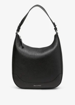 Hobo Bag medium aus genarbtem Rindleder
