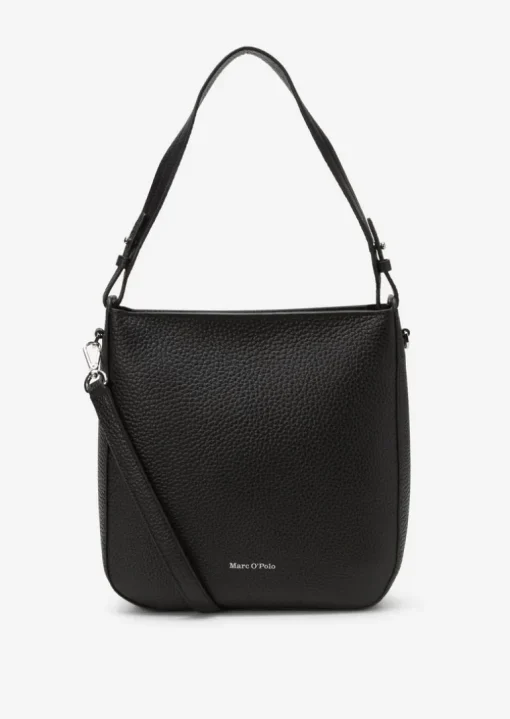 Hobo Bag small aus genarbtem Rindleder