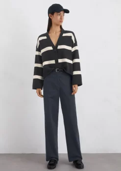 Hose Model Lande wide aus Organic-Cotton-Mix mit Lyocell