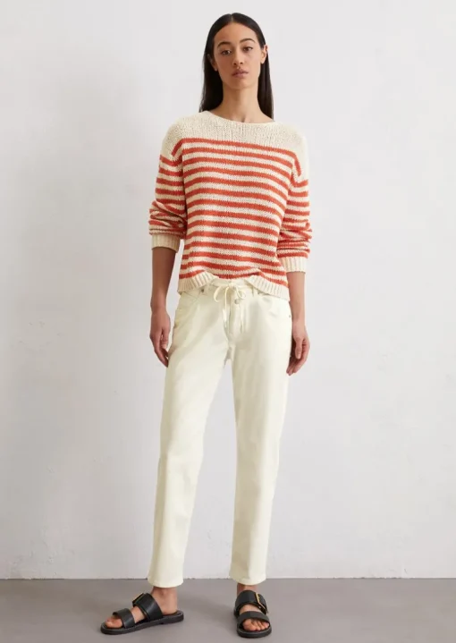 Hose Model Theda boyfriend mit TENCEL™ Lyocell