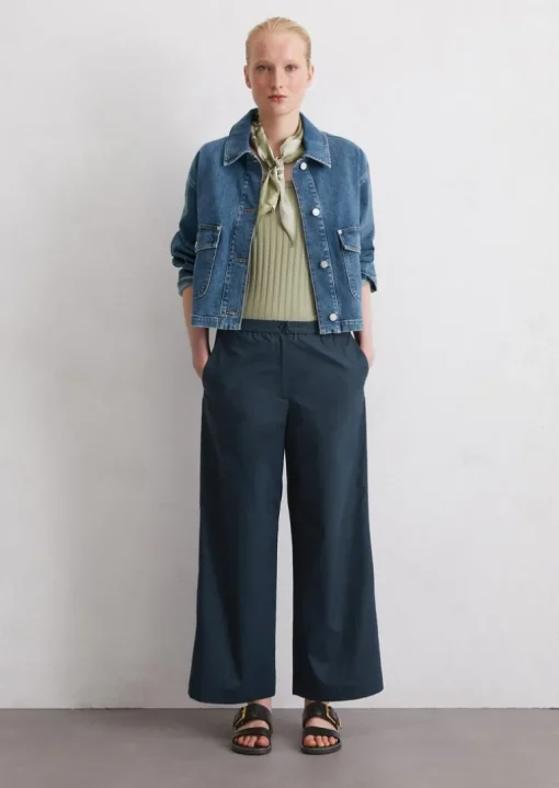 Hose relaxed aus TENCEL™ Lyocell mit Bio-Baumwolle