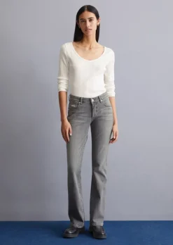 Jeans Model Nella bootcut aus Organic Cotton-Mix