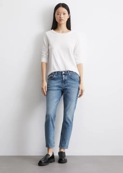 Jeans Model Theda boyfriend aus Bio-Baumwoll-Mix